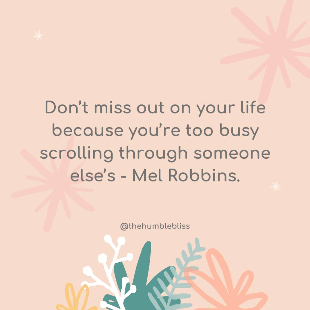 Don’t miss out on your life… quote and thoughts.